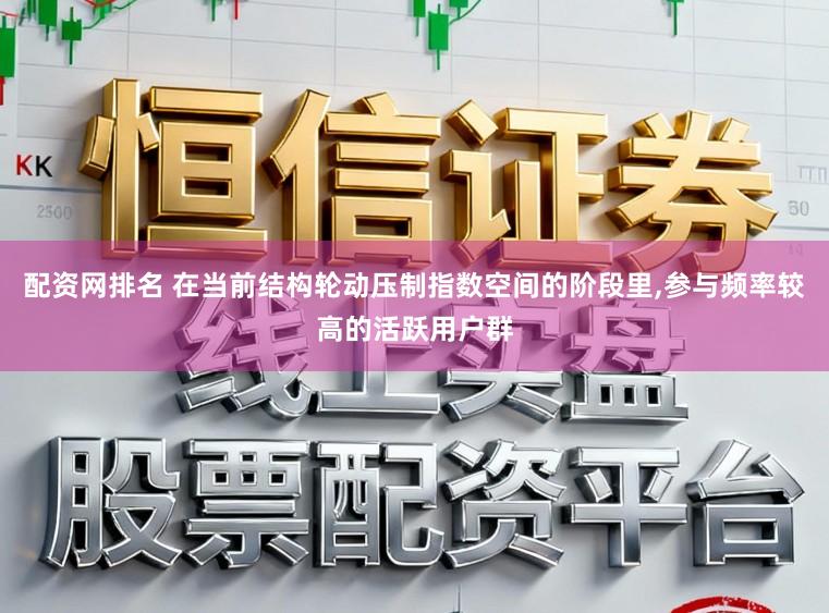 配资网排名 在当前结构轮动压制指数空间的阶段里,参与频率较高的活跃用户群
