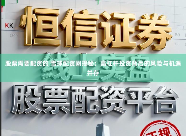 股票需要配资的 雪球配资圈揭秘：高杠杆投资背后的风险与机遇并存
